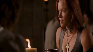 Busty blonde wench Celeste Mullet एक अविश्वसनीय titjob देते